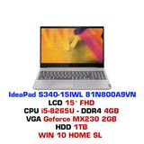  Laptop Lenovo IdeaPad S340-15IWL 81N800A9VN 