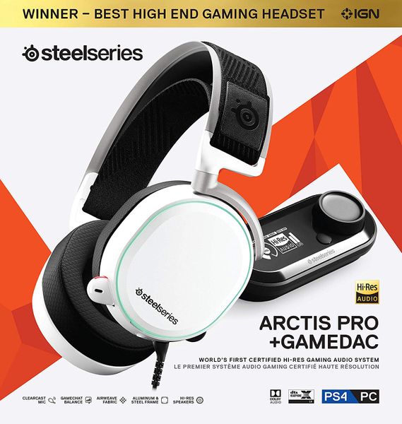  Tai nghe SteelSeries Arctis Pro + GameDAC White Edition 