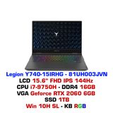  Laptop Lenovo Legion Y740 15IRHG 81UH003JVN 
