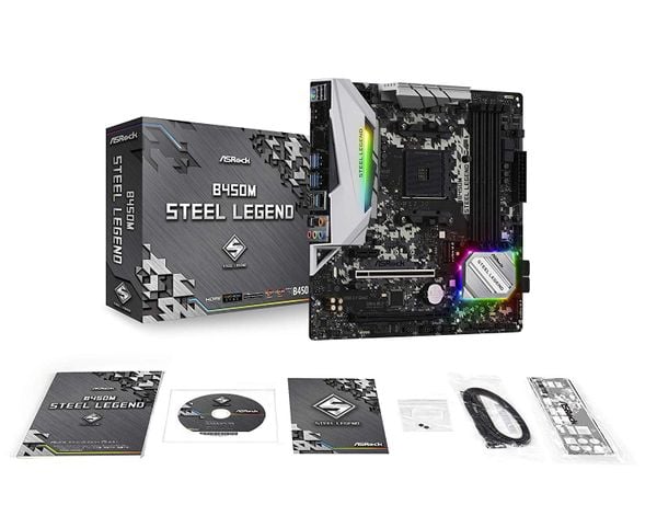  Bo mạch chủ ASROCK B450M Steel Legend 