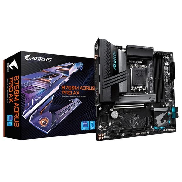 Bo mạch chủ GIGABYTE B760M AORUS PRO AX DDR5