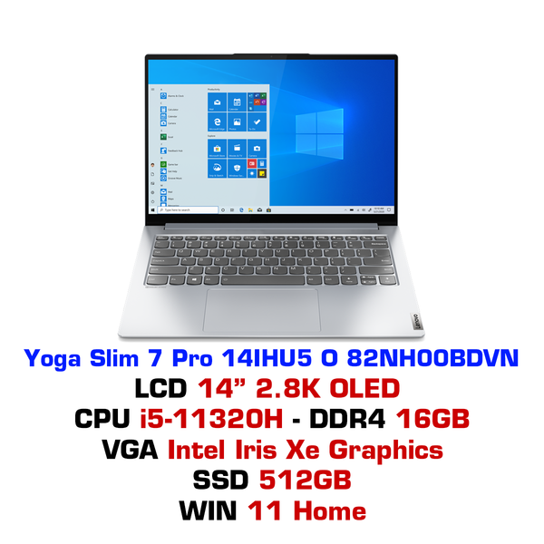 Laptop Lenovo Yoga Slim 7 Pro 14IHU5 O 82NH00BDVN