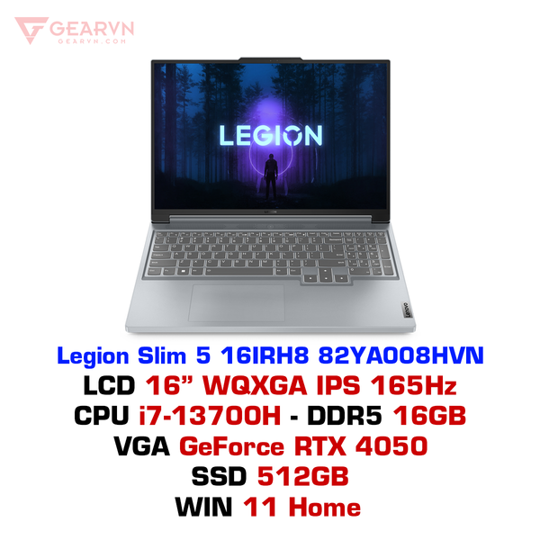Laptop gaming Lenovo Legion Slim 5 16IRH8 82YA008HVN
