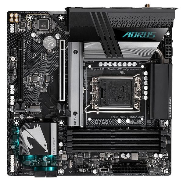  Bo mạch chủ GIGABYTE B760M AORUS PRO AX DDR4 