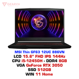  Laptop gaming MSI Thin GF63 12UC 886VN 