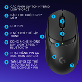  Chuột Logitech G309 Lightspeed Wireless Bluetooth Đen 