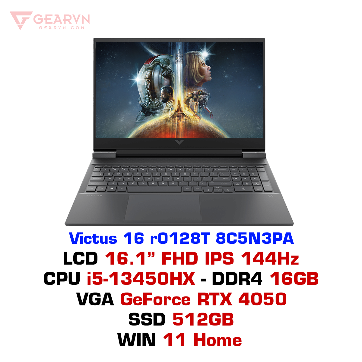 Laptop gaming HP Victus 16 r0128T 8C5N3PA – GEARVN.COM
