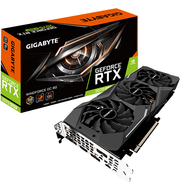  Card màn hình GIGABYTE GeForce RTX™ 2070 SUPER WINDFORCE OC 8G 