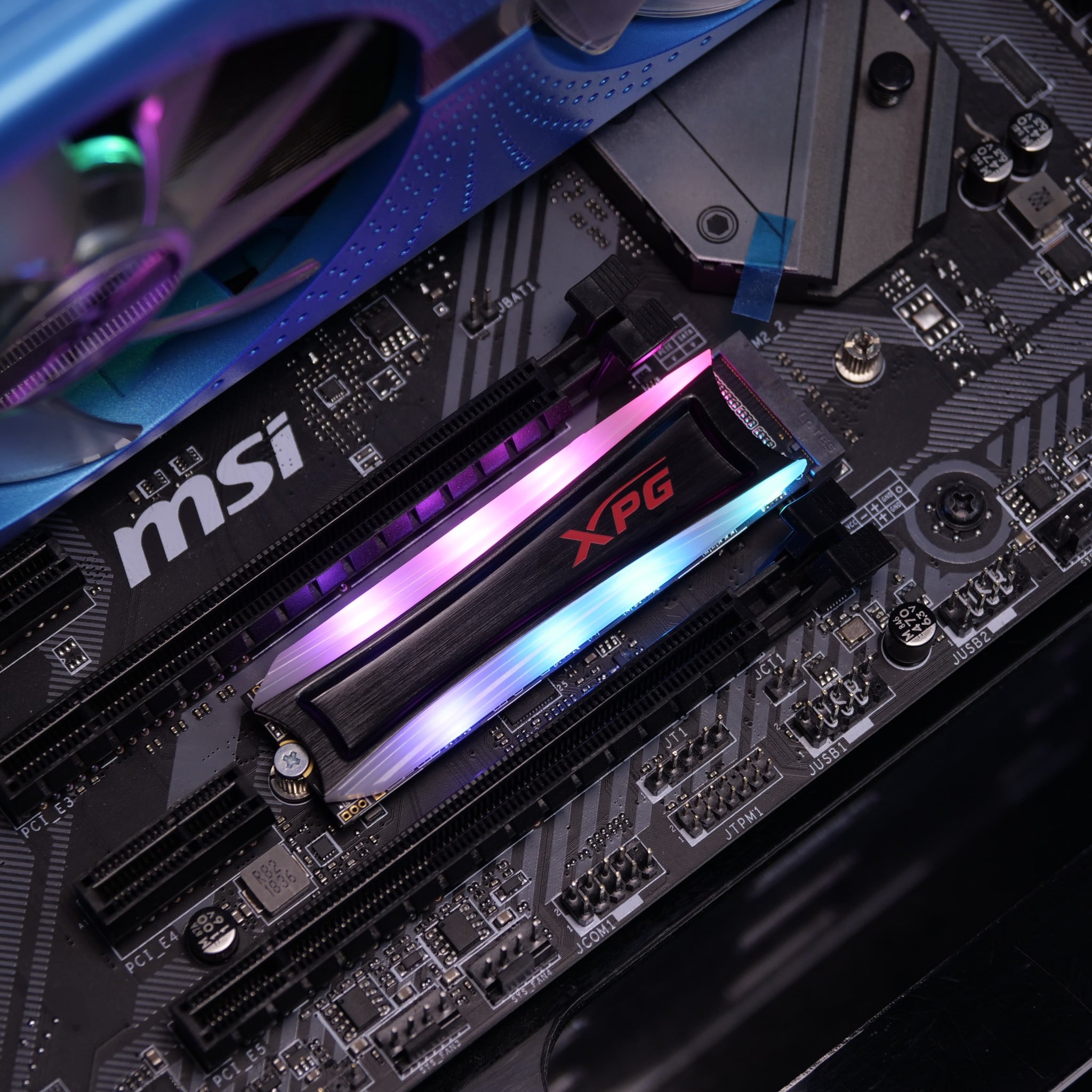 Aura Sync Adata Xpg Spectrix S40g Rgb 512gb Ssd Aura Sync Spectrix