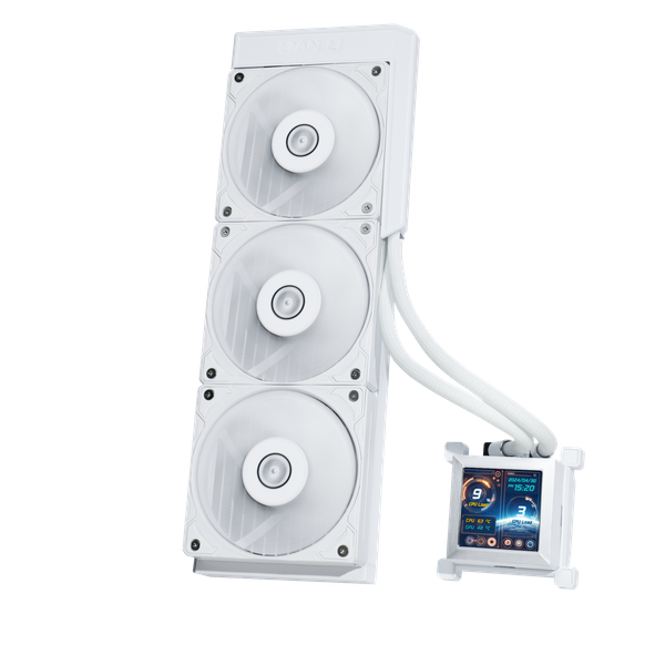 Tản nhiệt AIO Lian Li HydroShift LCD 360S non RGB Fan White