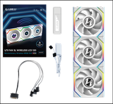  Quạt Máy Tính Lian Li SL120 LCD Triple pack White - 12SLLCD1W3W (Màn hình LCD/Led vô cực) 