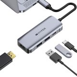  CỔNG CHUYỂN HYPERDRIVE HDMI 4K60HZ 4-IN-1 USB-C HUB (HD41) 