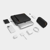  TÚI CHỐNG SỐC TOMTOC (USA) 360* PROTECTIVE KÈM TÚI PHỤ KIỆN CHO MACBOOK PRO 14” ĐEN A13-D2D1GP 