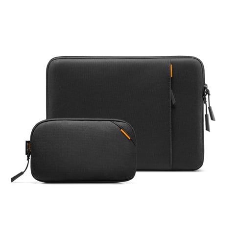 Túi Chống Sốc Tomtoc (Usa) 360* Protective Kèm Túi Phụ Kiện Cho Macbook Air/Pro 13” Đen A13 C12D