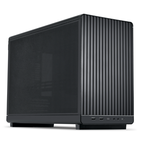 Vỏ máy tính Lian Li A3 mATX Black (Mặt gỗ trước)
