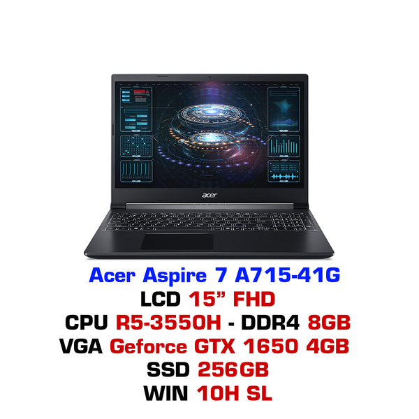  Laptop Gaming Acer Aspire 7 A715 41G R8KQ 