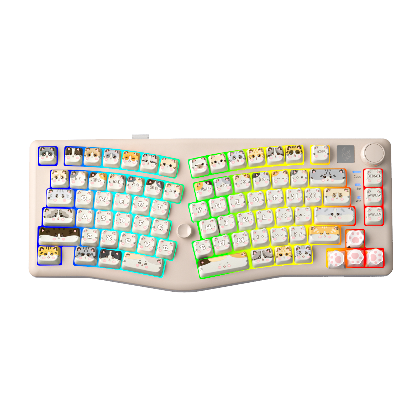 Bàn phím Leobog A75 TM (Moon Cat trắng/ Rambo switch) A7504