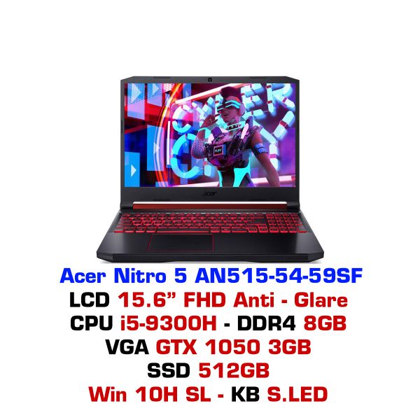  Laptop Gaming Acer Nitro 5 AN515-54-59SF 