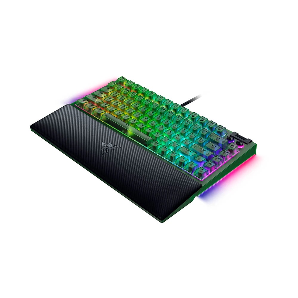 Bàn phím Razer BlackWidow V4 75% Phantom Green Edition chính hãng