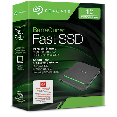  Ổ Cứng Di Động SSD Barracuda Seagate Fast 500GB (STJM500400) 