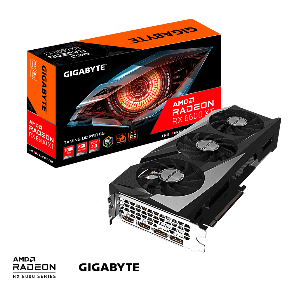  GIGABYTE Radeon RX 6600 XT GAMING OC PRO 8G 