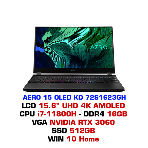  Laptop Gigabyte AERO 15 OLED KD 72S1623GH 
