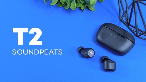  Tai nghe True Wireless Chống ồn Soundpeats T2 Black 