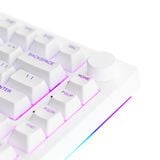  Bàn phím cơ AKKO 5075B Plus White Akko Switch v3 Cream Blue Pro 