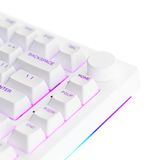  Bàn phím cơ AKKO 5075B Plus White Akko Switch v3 Cream Yellow Pro 