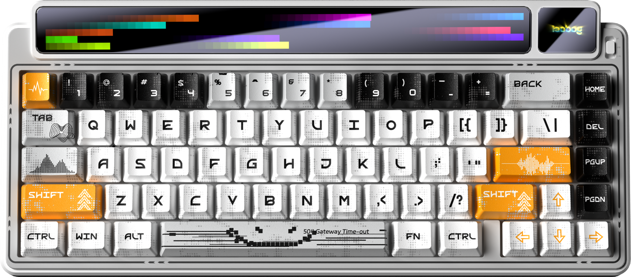 Bàn phím Leobog AMG65 TM (Trắng/ Jadeite switch) AMG6502