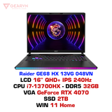  Laptop gaming MSI Raider GE68 HX 13VG 048VN 