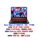  Laptop Gaming Acer Nitro 5 2019 AN515-54 779S 