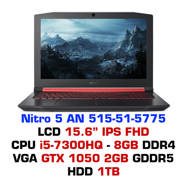  Laptop Gaming Acer Nitro 5 AN515-51-5775 (NH.Q2SSV.004) 