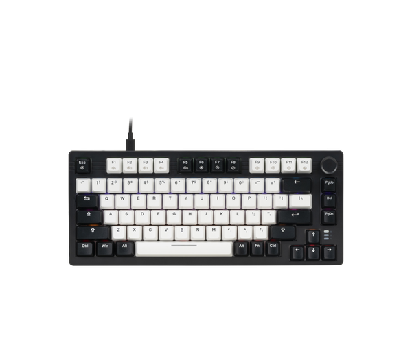 Bàn phím cơ DareU EK75 White Black DareU Dream switch (keycap PBT)