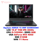  Laptop gaming Gigabyte AORUS 15 9MF E2VN583SH 