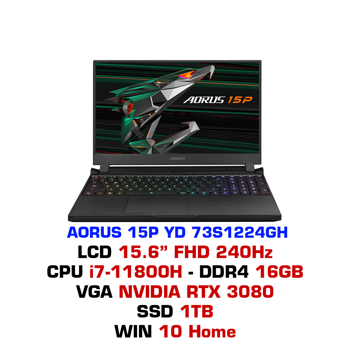 Laptop Gigabyte AORUS 15P YD 73S1224GH