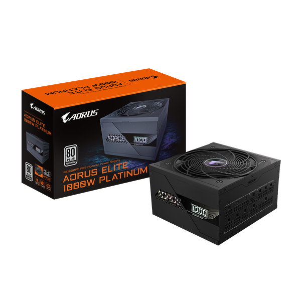 Nguồn máy tính GIGABYTE AORUS ELITE P1000W PCIe 5.0 - 80 Plus Platinum - Full Modular (1000W)