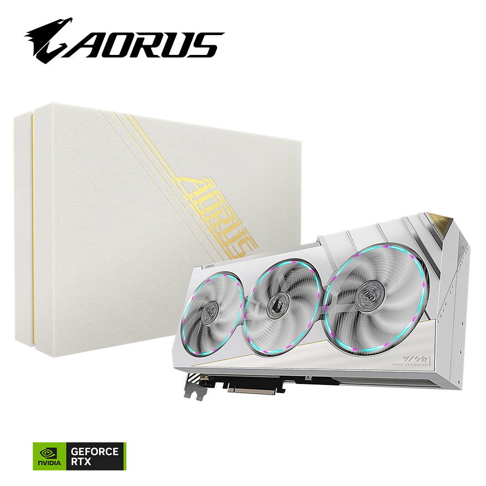 Card màn hình GIGABYTE AORUS GeForce RTX 4080 SUPER XTREME ICE 16G (GV-N408SAORUSX ICE-16GD)