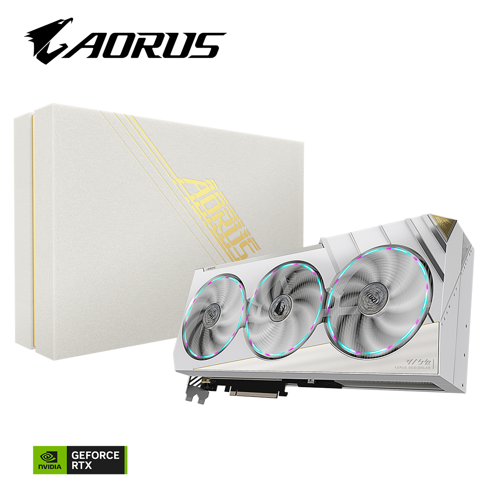 Card Màn Hình Gigabyte Aorus Geforce Rtx 4080 Super Xtreme Ice 16G (Gv - N408Saorusx Ice - 16Gd)