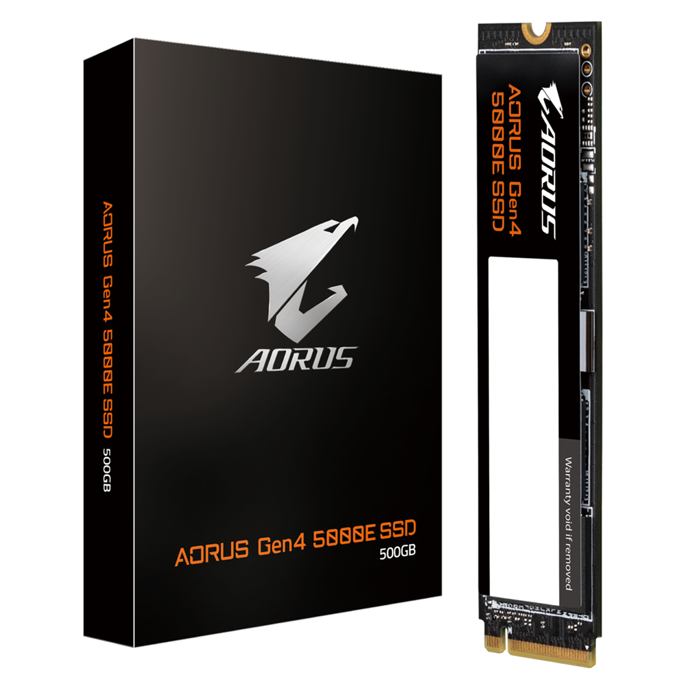 Ổ Cứng SSD GIGABYTE AORUS Gen4 5000E SSD 500GB (AG450E500G-G)