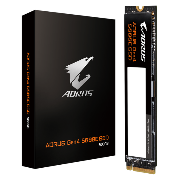 Ổ Cứng SSD GIGABYTE AORUS Gen4 5000E SSD 500GB (AG450E500G-G)