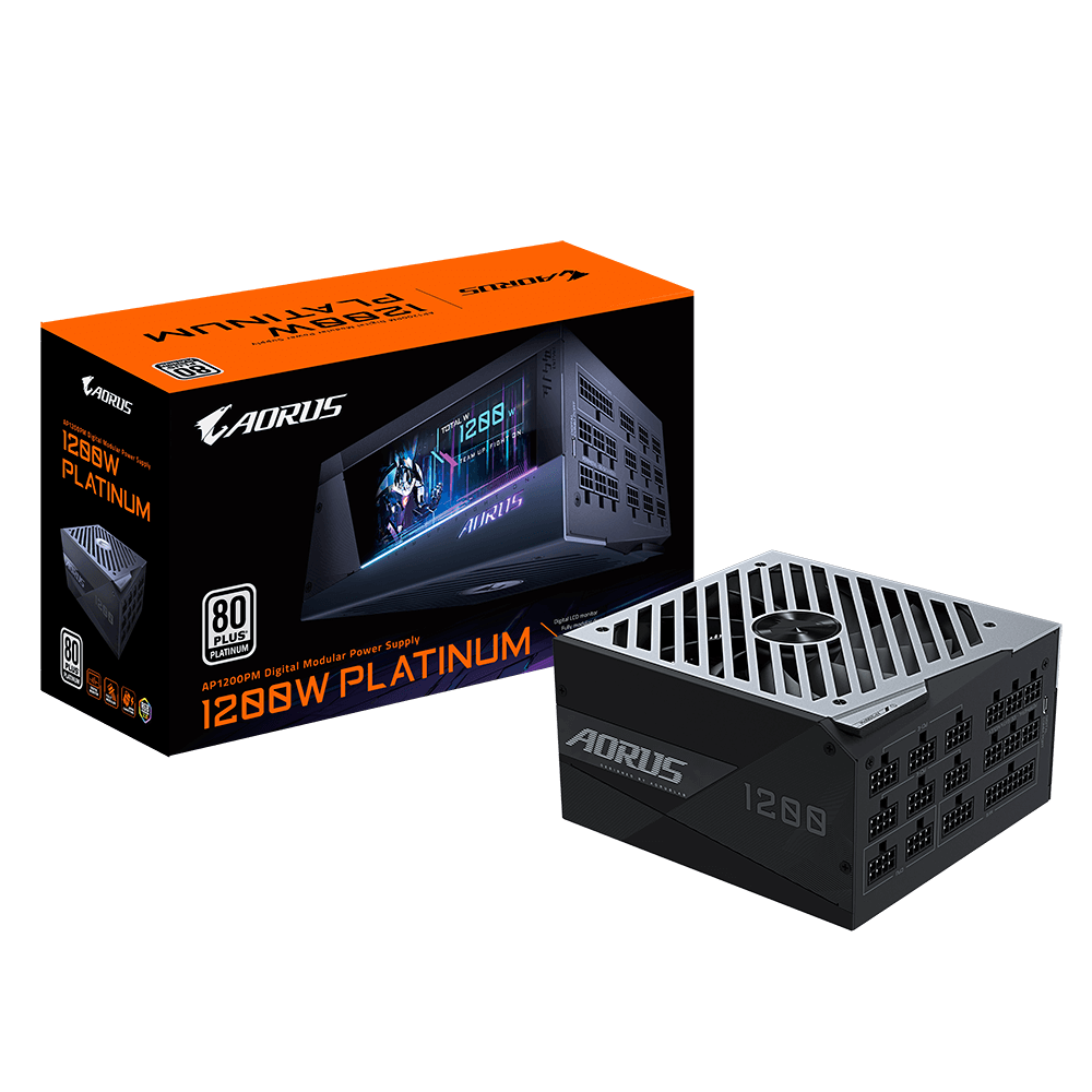 Nguồn máy tính GIGABYTE AORUS P1200W - 80 Plus Platinum - Full Modular (1200W)