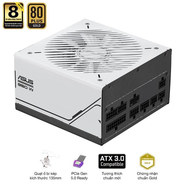  Nguồn máy tính ASUS Prime 850W - 80 Plus Gold - Full Modular ( 850W ) 