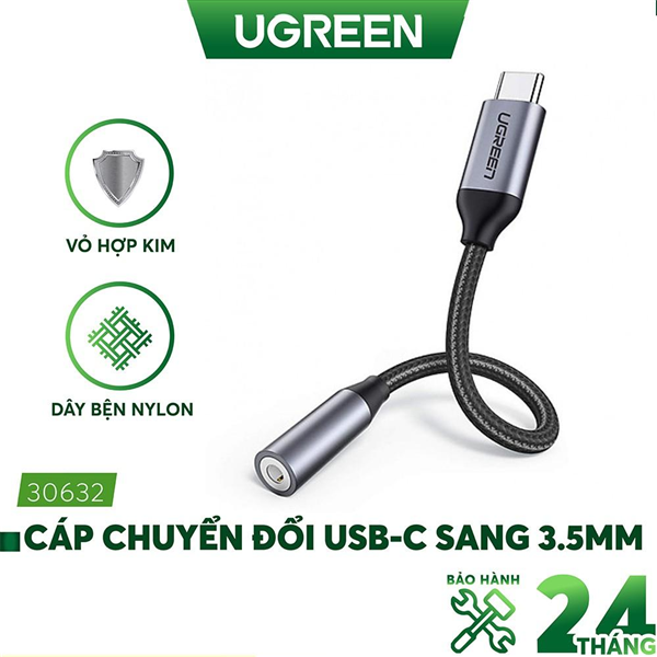 Phụ Kiện Ugreen Cáp Chuyển Usb - C Sang 3.5Mm (30632)