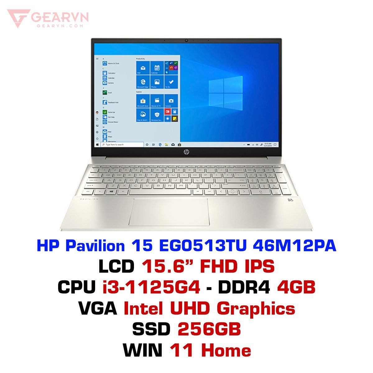 Laptop HP Pavilion 15 EG0513TU 46M12PA