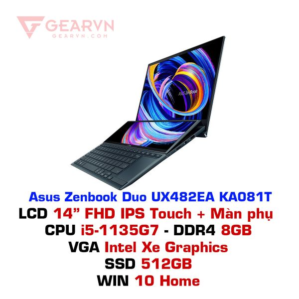 Laptop Asus Zenbook Duo UX482EA KA081T – GEARVN.COM