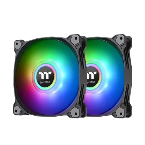 Quạt Thermaltake Pure Duo 12 Argb Sync Radiator Fan 2 Pack - Black