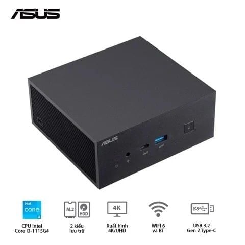  Máy tính để bàn ASUS Mini PC PN63-S1-B-S3001MV 