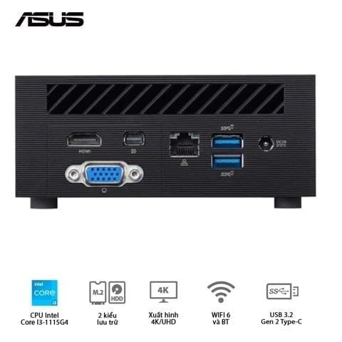  Máy tính để bàn ASUS Mini PC PN63-S1-B-S3001MV 