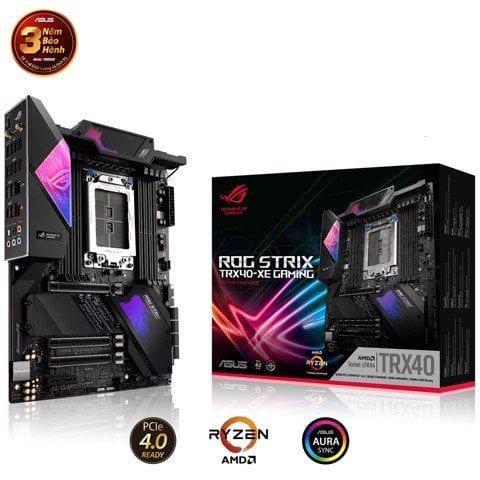 Bo Mạch Chủ Asus Rog Strix Trx40 - Xe Gaming